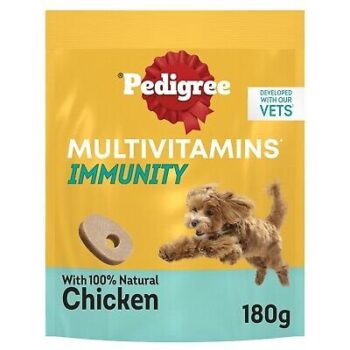 30 Pedigree Multivitamins Immunity Soft Dog Chews Dog Treats (1 x 180g)